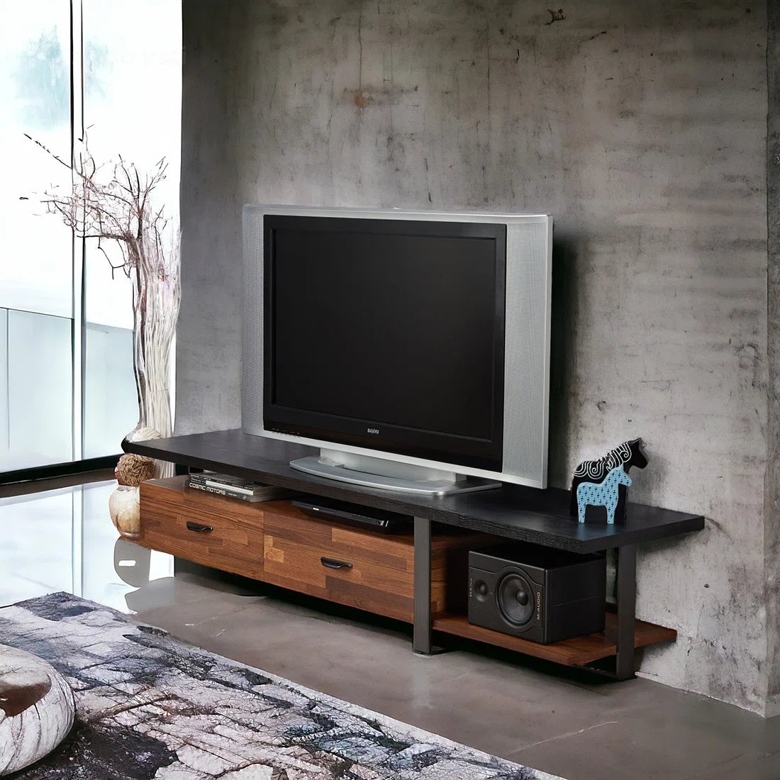 tv panel: Modern and Versatile tv panel with Stylish Storage Options
