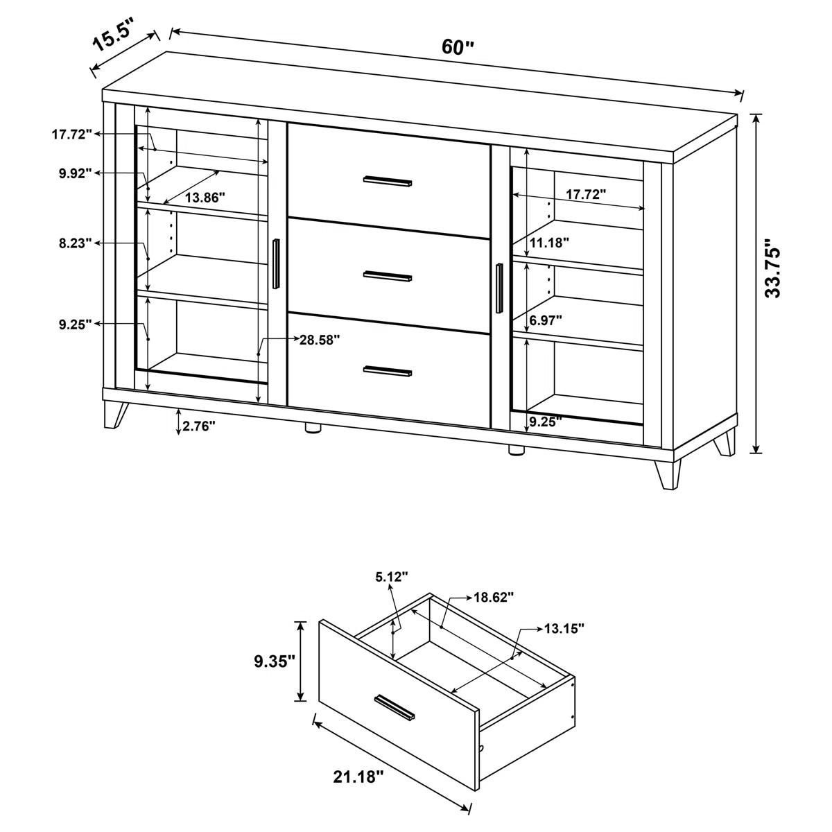 tv panel: 4-Piece Cappuccino Wood Entertainment Center with tv panel and Matching Storage Towers
