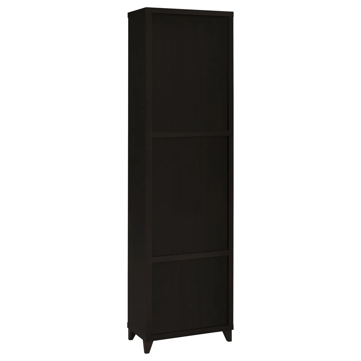 tv panel: 4-Piece Cappuccino Wood Entertainment Center with tv panel and Matching Storage Towers