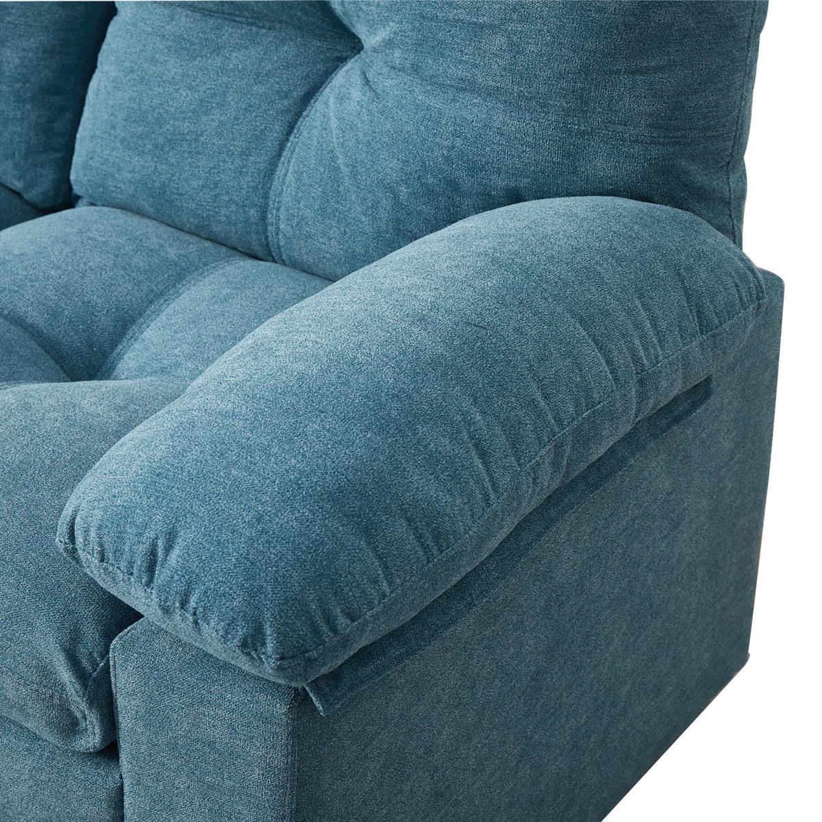 Luxury Sofa Sets: 2-Piece Classic Cotton Upholstery Sofa & Loveseat Set with Pillowtop Arms
