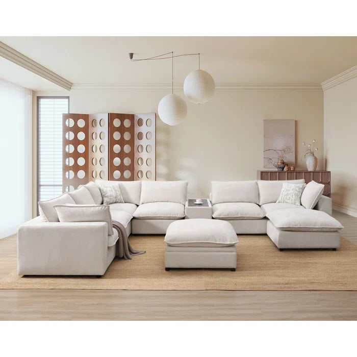 7 Seater Sofa Set: Upholstered 7 Modular and Stylish Sofa