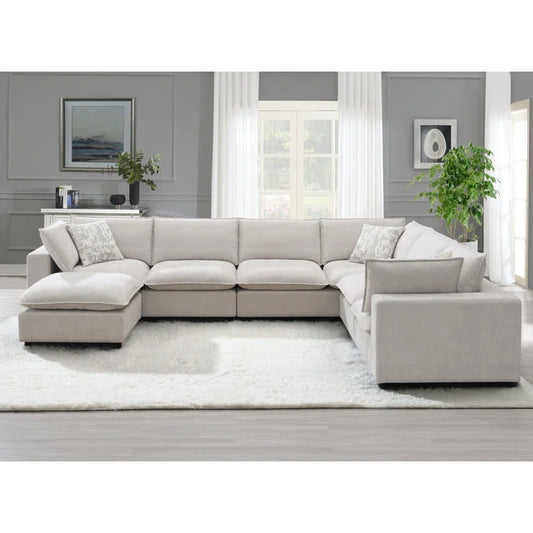 7 Seater Sofa Set: Upholstered 7 Modular and Stylish Sofa