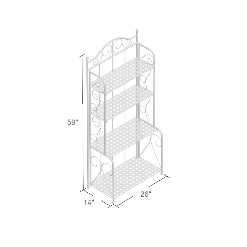 Kitchen Racks: 26'' Standard Baker's Rack in Wrought Iron