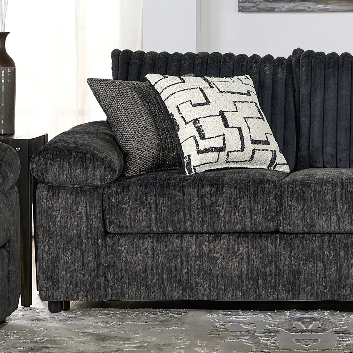 Luxury Sofa Sets: Nason 2-Piece Wide-Wale Corduroy Sofa Set