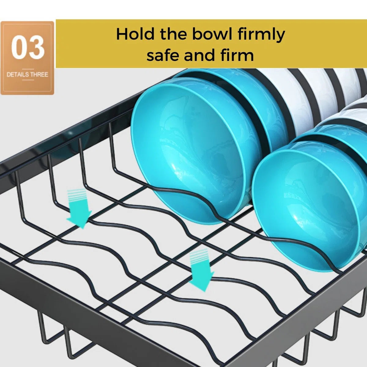 Kitchen Rack: Over the Sink Stainless Steel Dish Rack