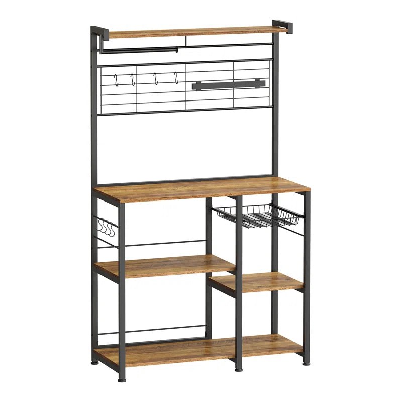 Microwave Stands: 35.4'' Steel Standard Baker's Rack with Microwave Stands