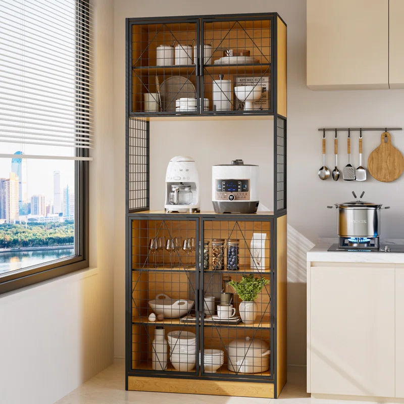 Kitchen Racks: 29.53'' Baker's Rack made of Steel with Microwave Compatibility