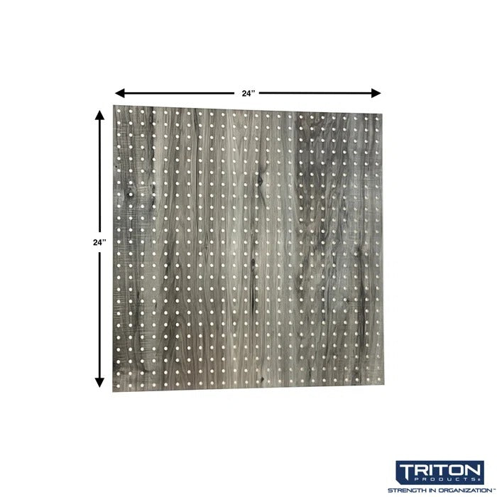 Peg Board: 24'' H x 24'' W Wood Pegboard