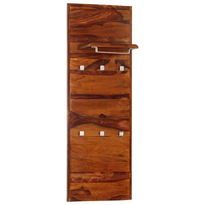 Peg Board: Solid Sheesham Wood 46.5" x 15.7"