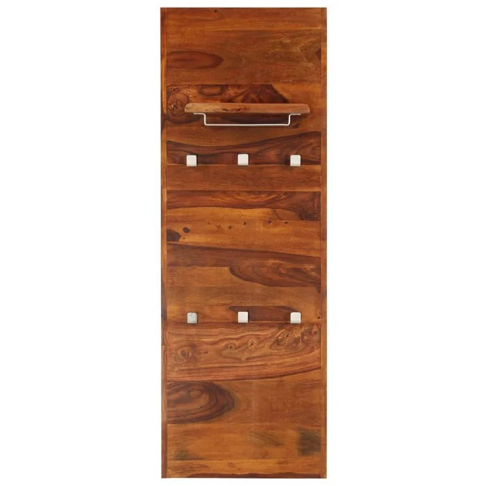 Peg Board: Solid Sheesham Wood 46.5" x 15.7"