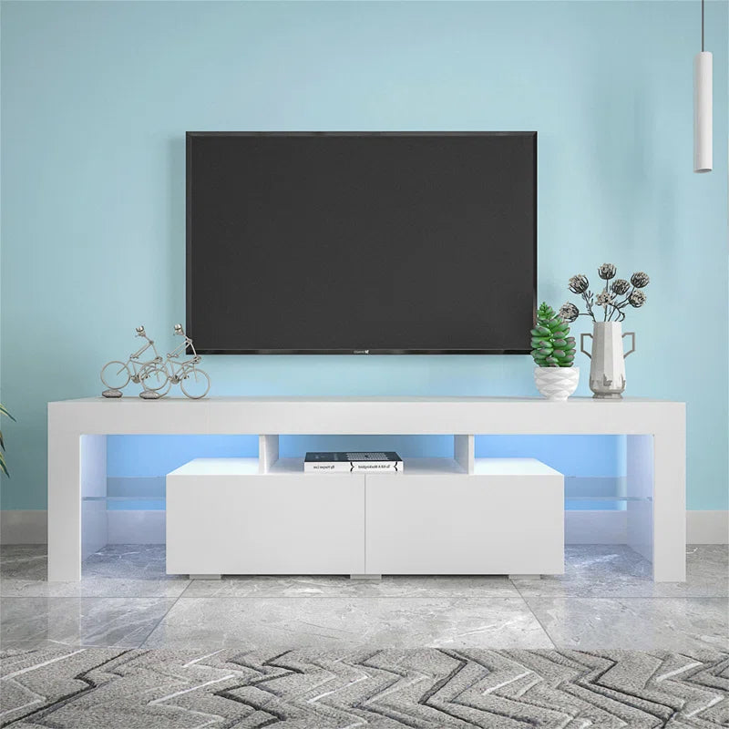 tv panel: LED TV Console for 70" with Remote Control and 20 LED Colors