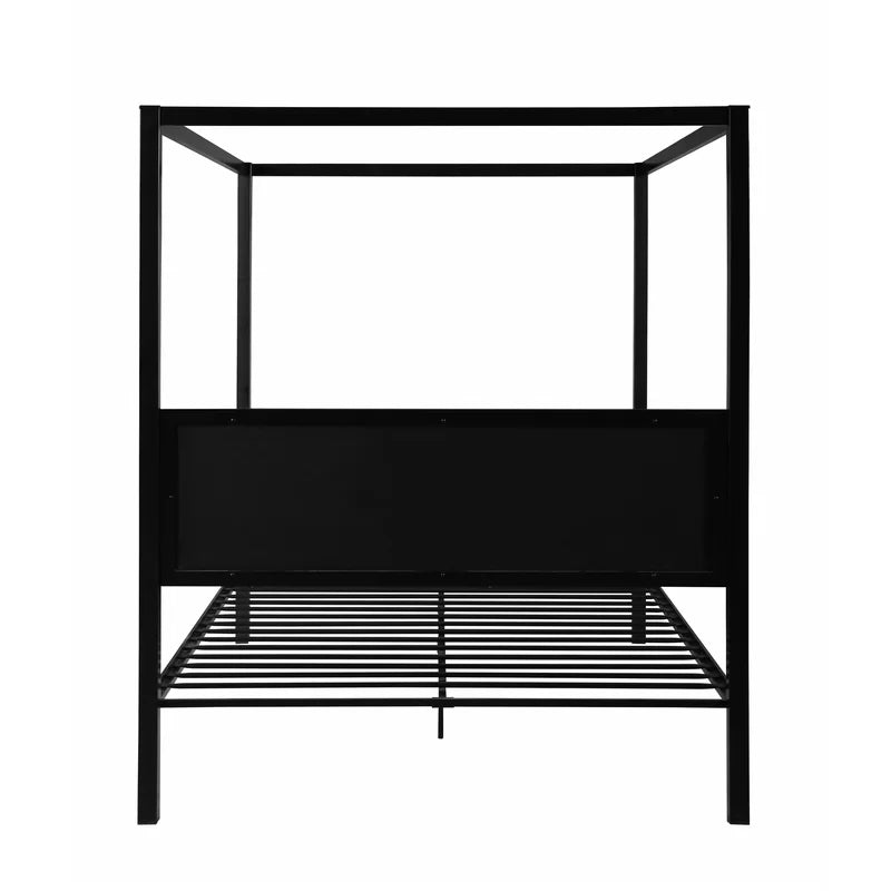 Poster Bed: Canopy Upholstered Bed