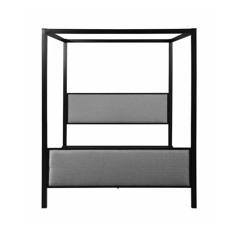 Poster Bed: Canopy Upholstered Bed