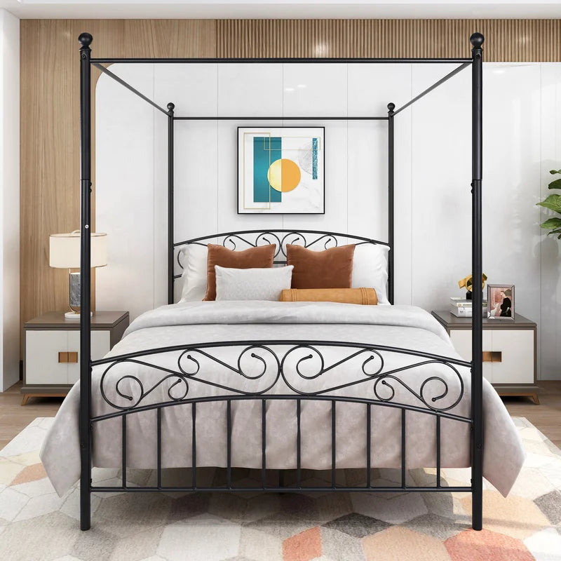 Poster Bed: Metal Big Size Bed