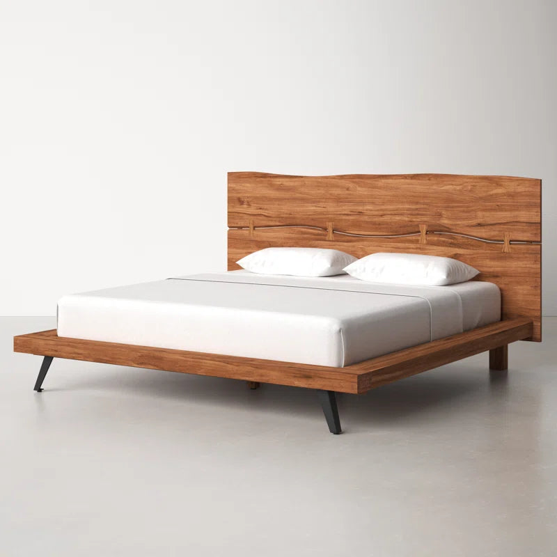 Poster Bed: Solid Wood Bed