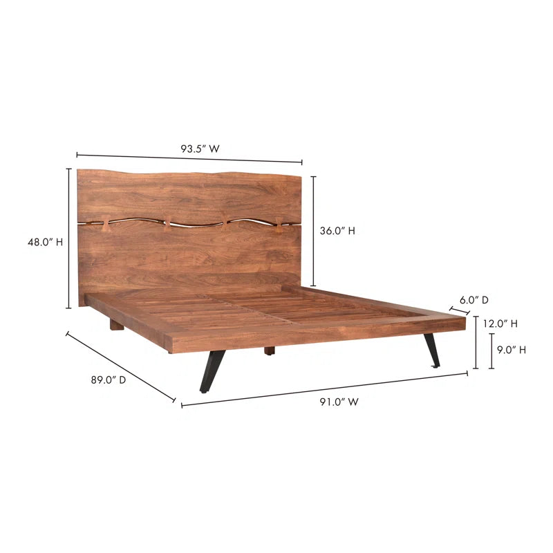 Poster Bed: Solid Wood Bed