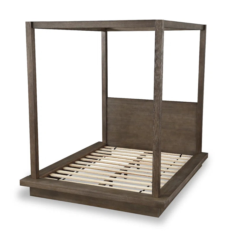 Poster Bed: Wooden Queen Size Bed