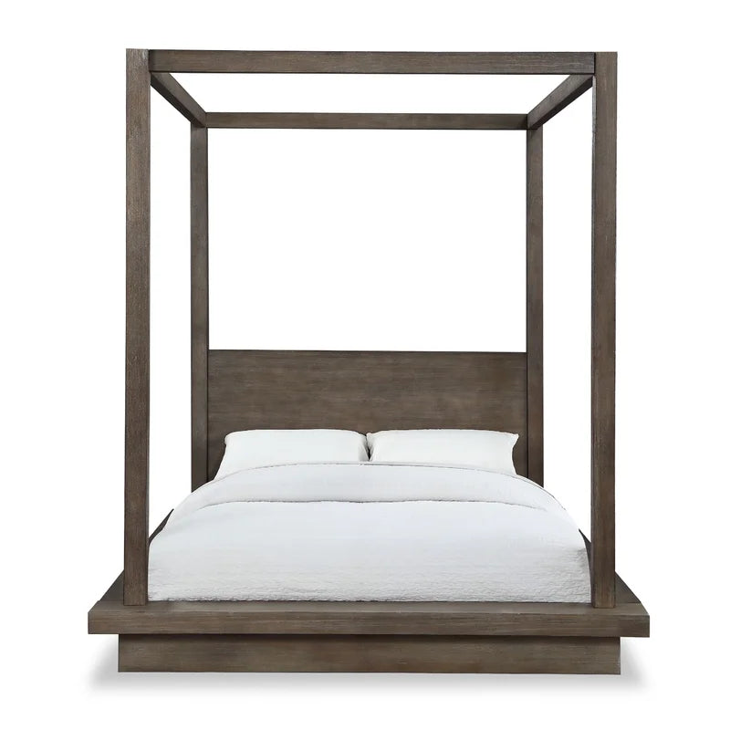 Poster Bed: Wooden Queen Size Bed