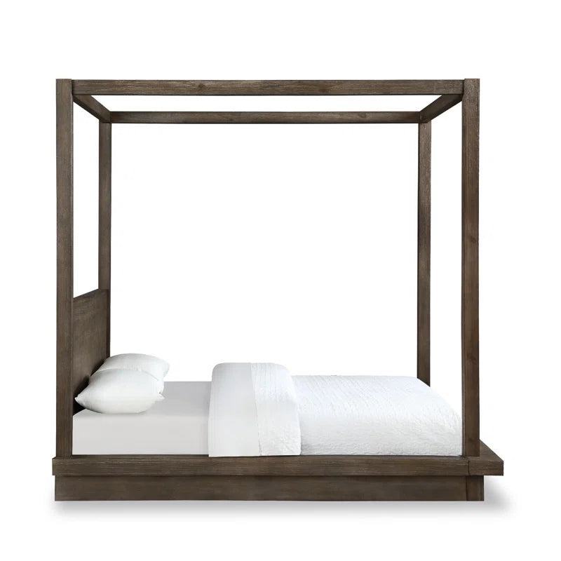 Poster Bed: Wooden Queen Size Bed