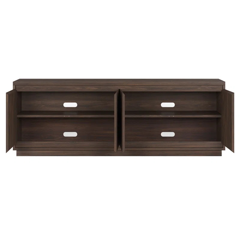 tv panel: Modern TV Console Fits TVs Up to 78"