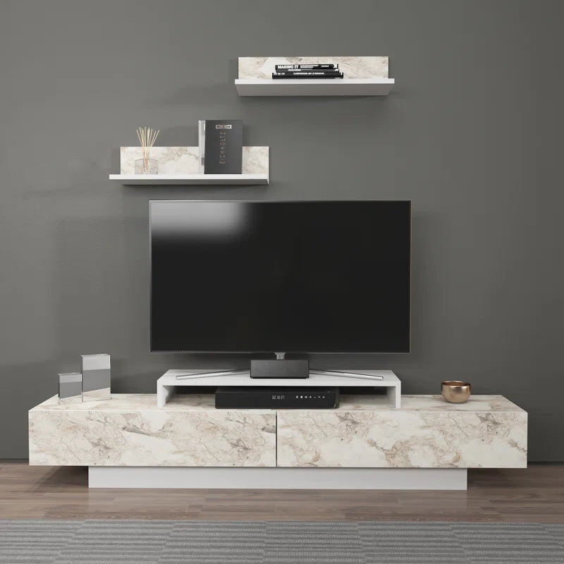 tv panel: Modern TV Console for 75" with Storage