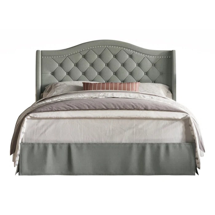 Queen Size Bed: Elegance Platform Bed