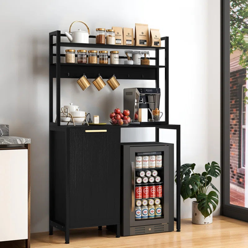 Kitchen Racks: Metal Baker's Rack Measuring 39.4'' With Microwave Compatibility