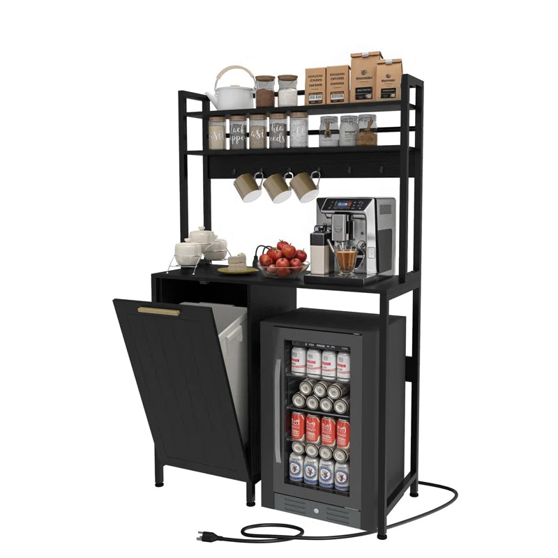 Kitchen Racks: Metal Baker's Rack Measuring 39.4'' With Microwave Compatibility
