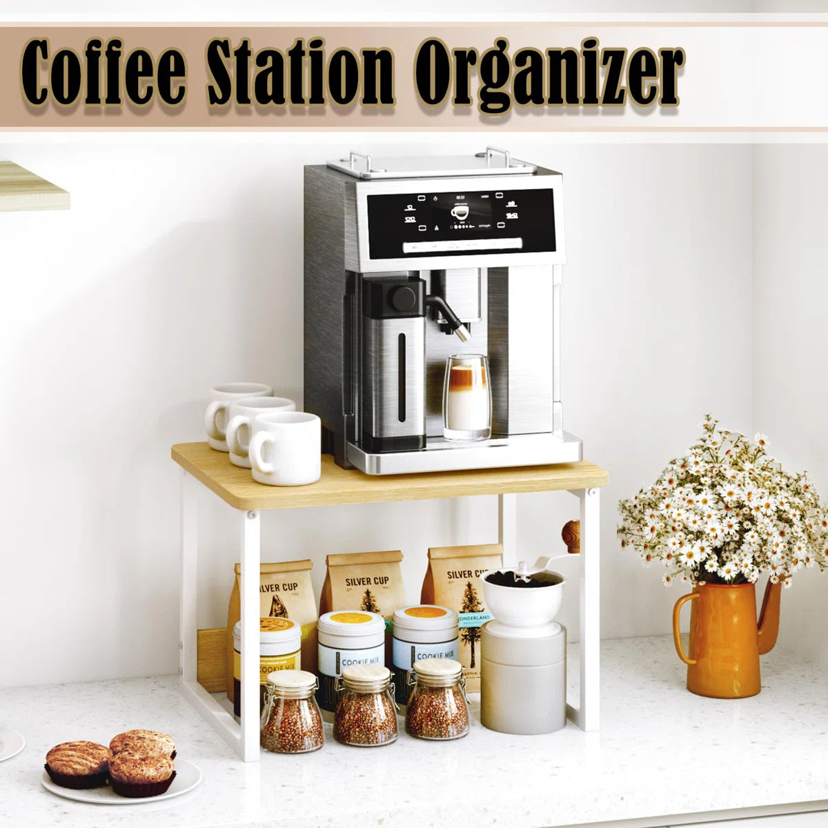 Microwave Stands: Kitchen Helper Shelf for Kitchen Storage and Microwave
