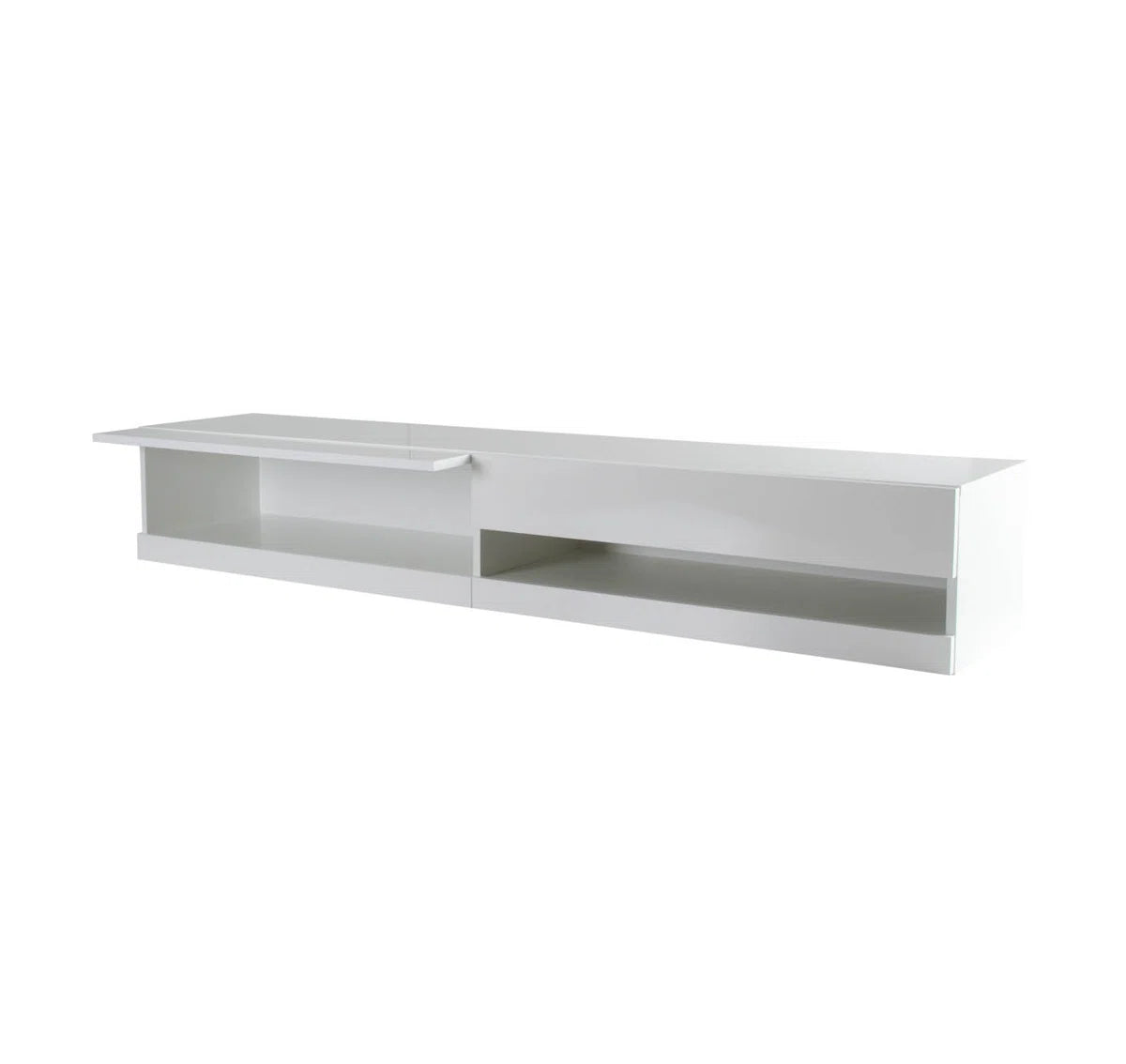 tv panel: 78" Compatible Floating Media Console with Sleek Wall-Mount Design