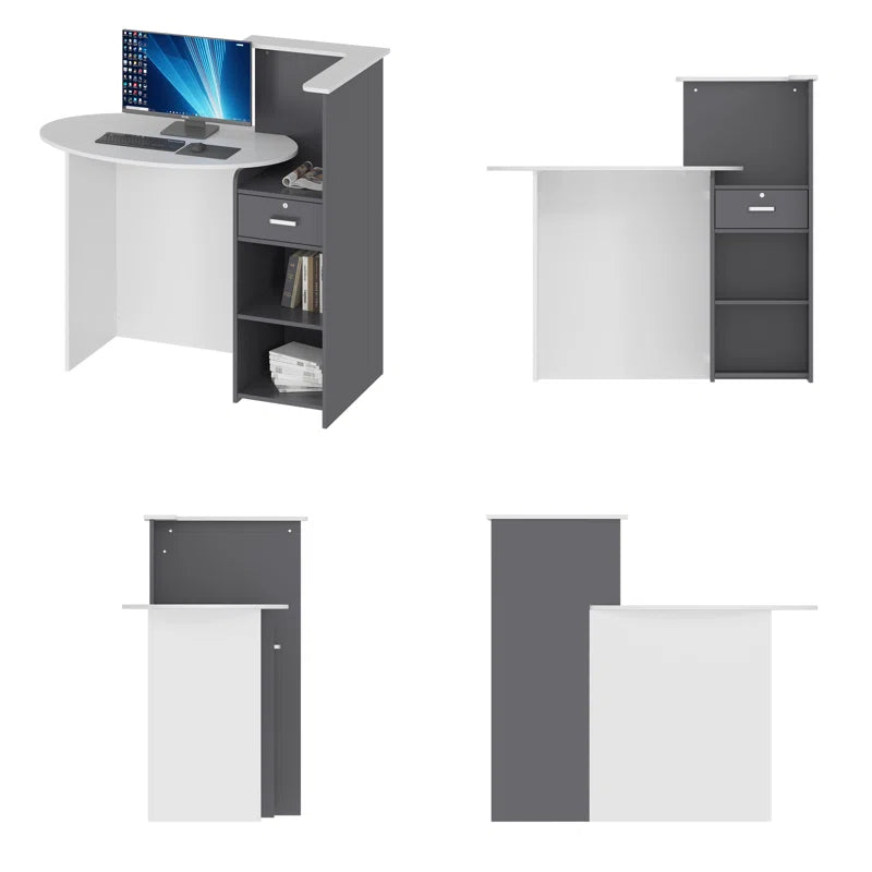 Reception Table: 1 Person Counter Desk