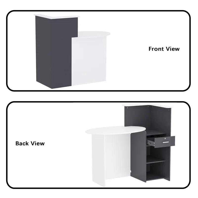 Reception Table: 1 Person Counter Desk