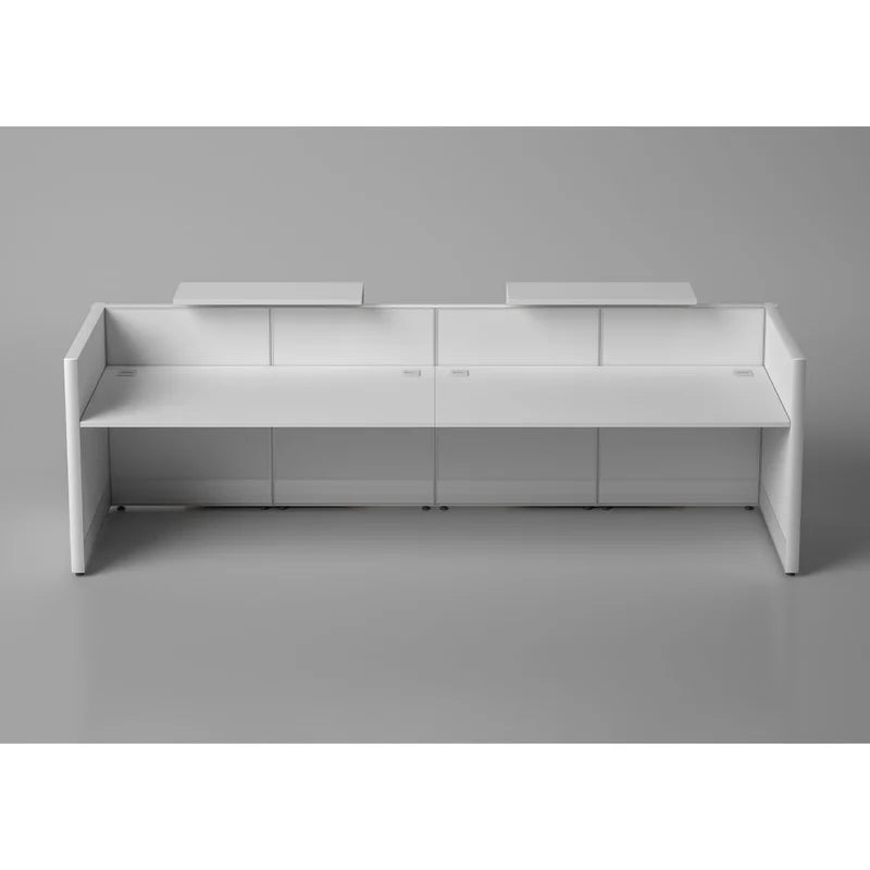 Reception Table: 2 Person Rectangular Laminate Desk