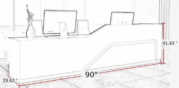 Reception Table: Designer Office Desks