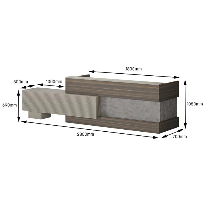 Reception Table: Luxury Designer Desk