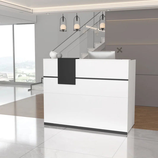 Reception Table: Modern Design Desk With Drawer