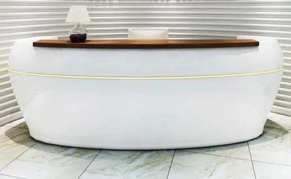 Reception Table: Modern Office Desk