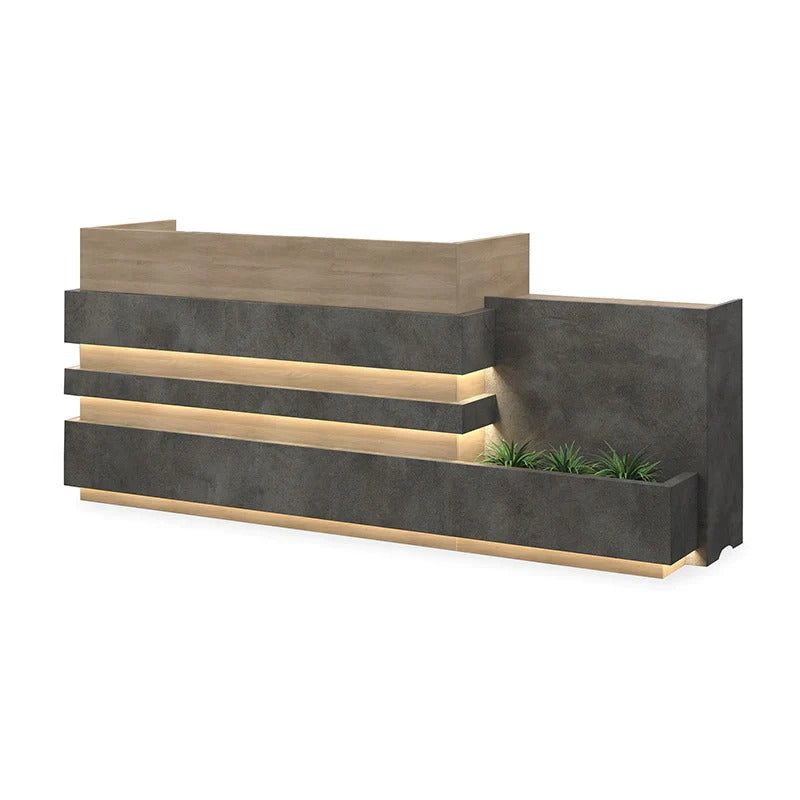 Reception Table: Office Desk with LED