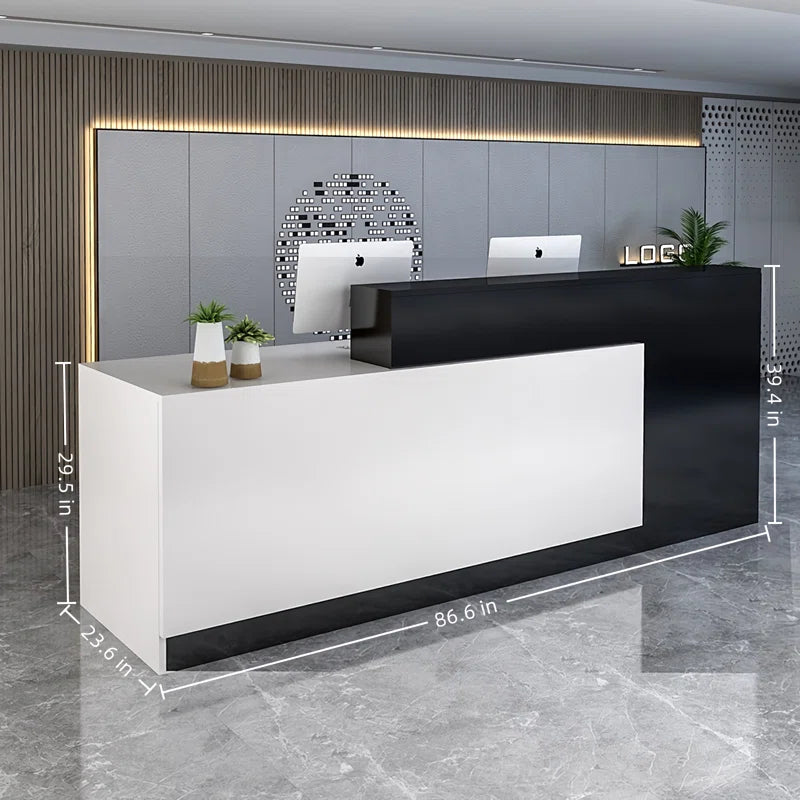 Reception Table: Rectangular Laminate Desk