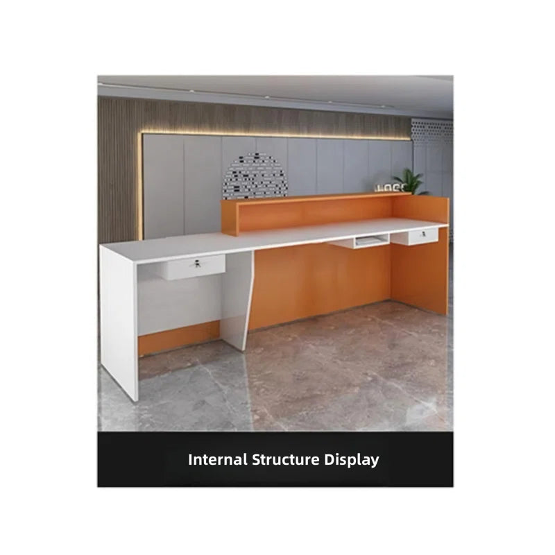 Reception Table: Rectangular Laminate Desk