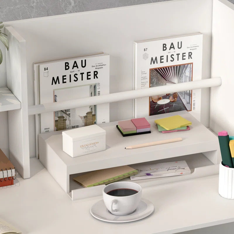 Reception Table: Rectangular Wood Desk