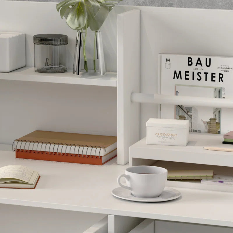 Reception Table: Rectangular Wood Desk