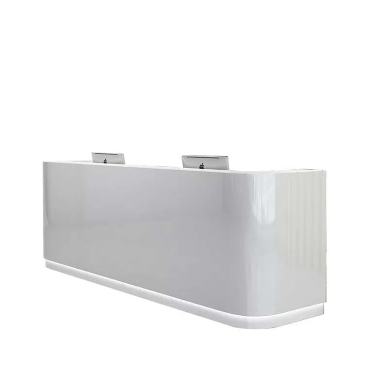 Reception Table: White Modern Desk