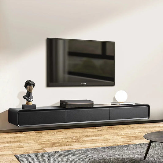 tv panel: 78.74" Handmade Floating TV Stand, Wall Mounted and Assembled
