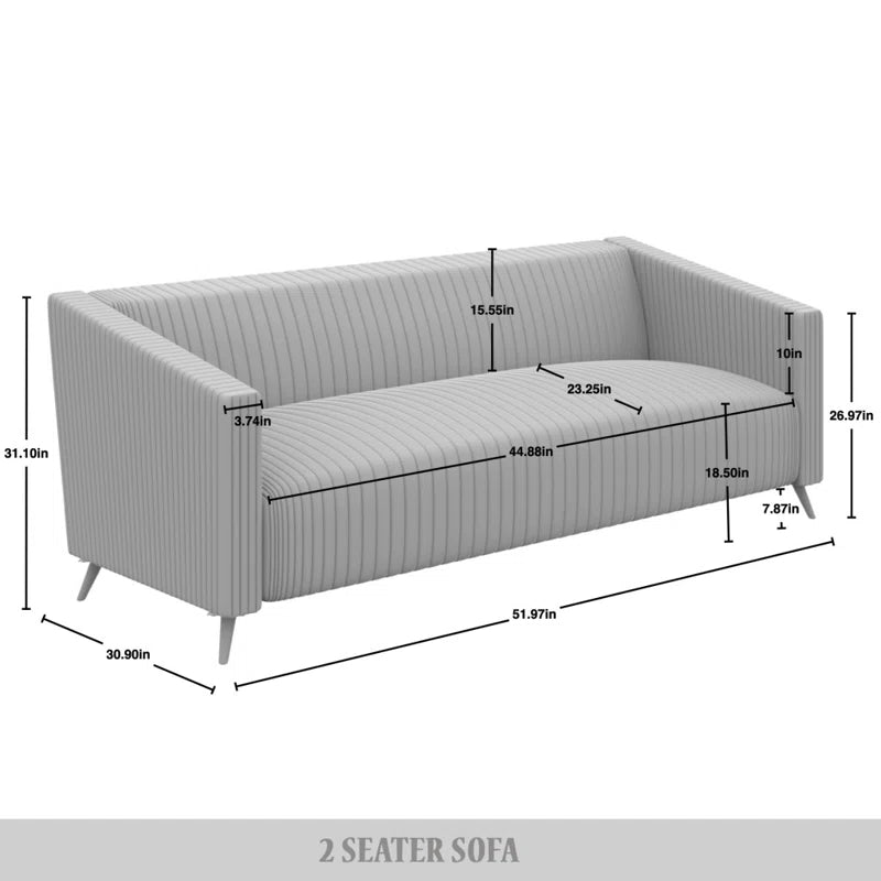 Luxury Sofa Sets: 3-Piece Velvet Sofa Set with Chair, Loveseat & Sofa in Stylish Vertical Design