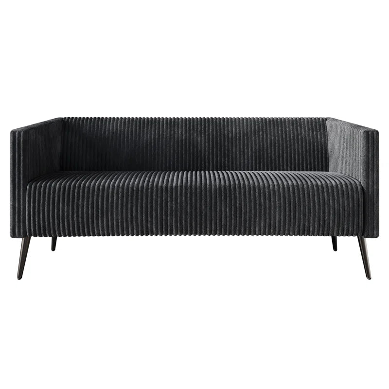 Luxury Sofa Sets: 3-Piece Velvet Sofa Set with Chair, Loveseat & Sofa in Stylish Vertical Design