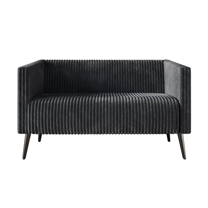 Luxury Sofa Sets: 3-Piece Velvet Sofa Set with Chair, Loveseat & Sofa in Stylish Vertical Design