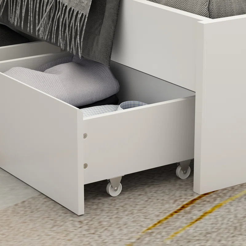 Single Bed: 5 Drawer Storage Bed