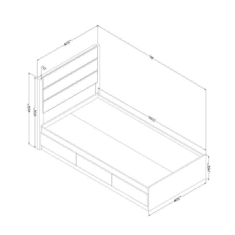 Single Bed: Divan Bed With Storage