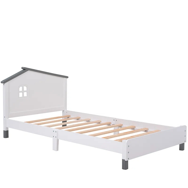 Single Bed: Kids Wooden Bed